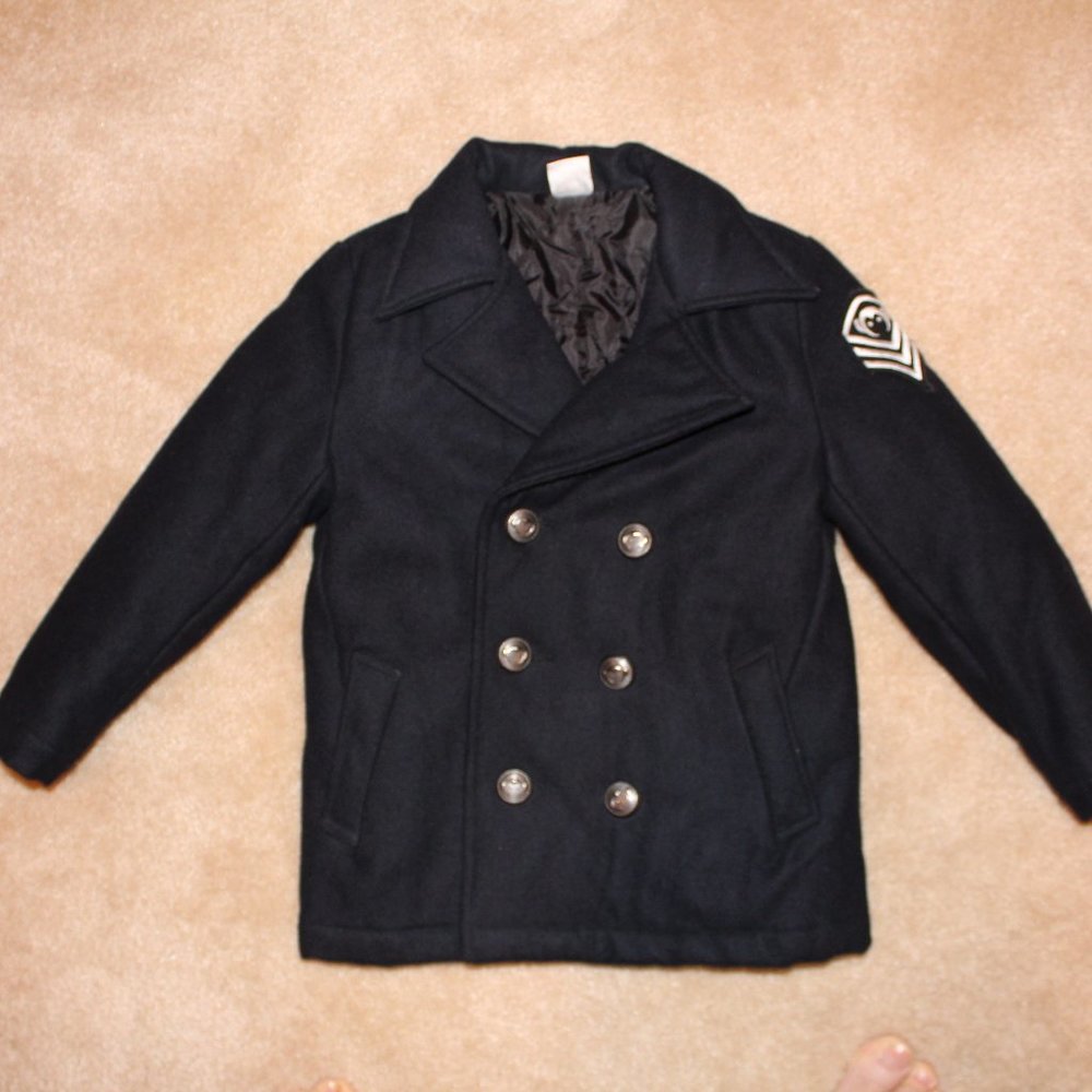 Appaman Kids Black Wool Coat